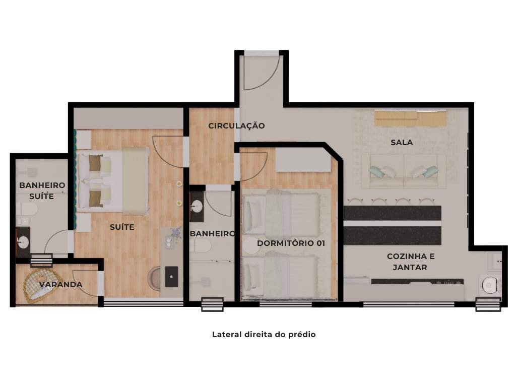 Apartamento 02 Residencial Mangabeiras