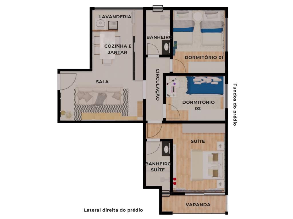 Apartamento 03 Residencial Mangabeiras