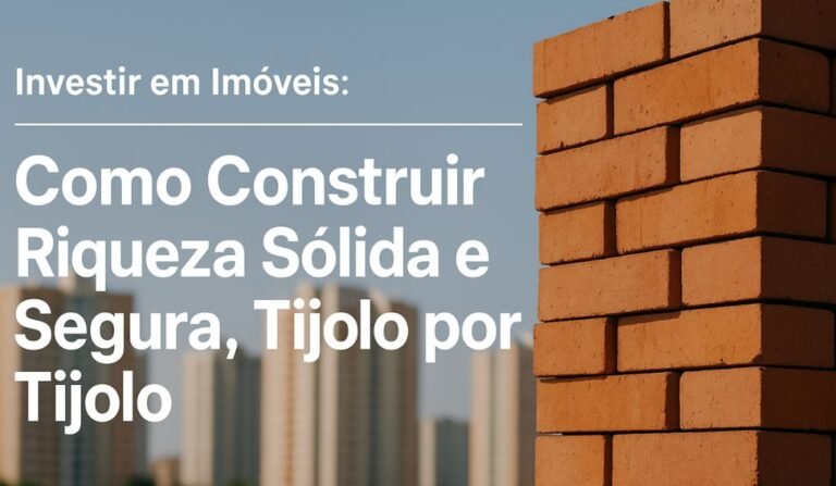 Investir em imóveis - como construir riqueza sólida e segura, tijolo por tijolo